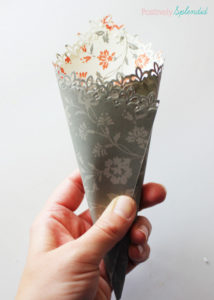 Rolled Paper Wreath Tutorial at Positively Splendid