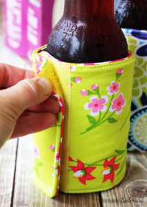 DIY insulated beverage holders, AKA koozies. Perfect for summer!