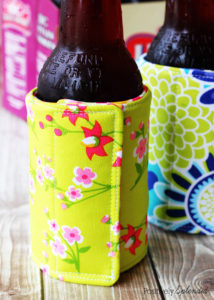 DIY insulated beverage holders, AKA koozies. Perfect for summer!
