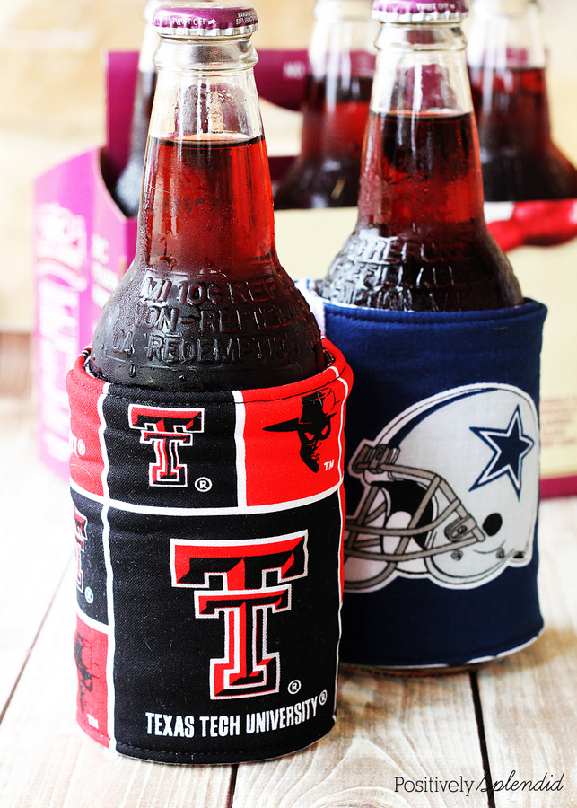 How to Sew a Quick and Easy Homemade Can Cozy Koozie - DIY Project 