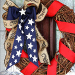 DIY Patriotic Wreath--Perfect for Memorial Day and July 4th!