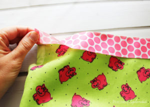 Adding ribbon to the top edge of a pillowcase dress creates a cute little ruffle. So smart!