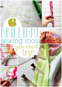 This list of sewing tools is full of handy gadgets that make sewing SO much easier! Can't wait to try them all!