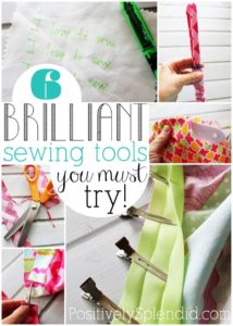 This list of sewing tools is full of handy gadgets that make sewing SO much easier! Can't wait to try them all!