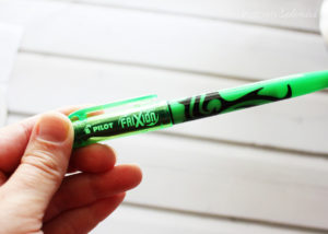 These marking pens can be removed with just a hot iron or a run through the dryer. Amazing!!