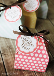 Free printables to package up sweet treats to show someone you care! #GiveBakery