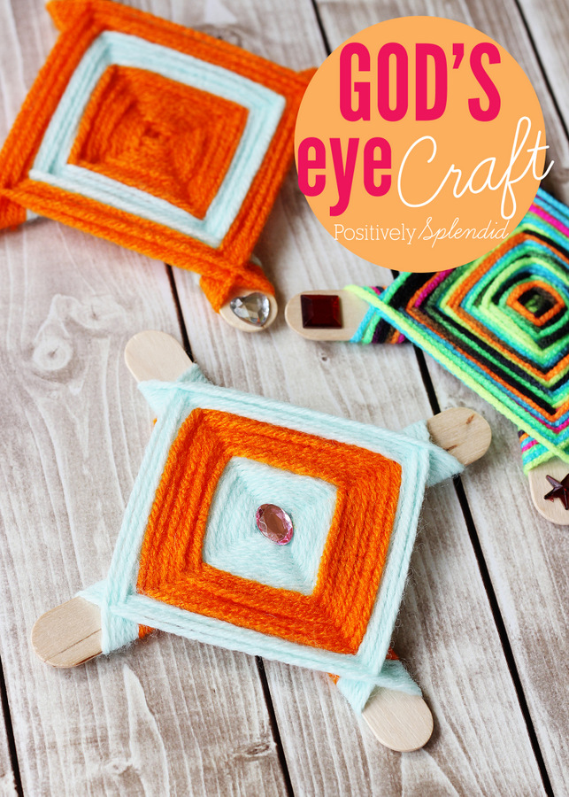 How to make God's eyes - Such a fun, classic craft for kids!