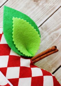 This adorable apple softie features a cute little pocket to tuck notes inside. Perfect for a special teacher! Free pattern pieces + tutorial.