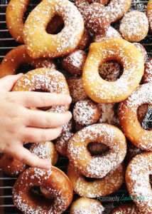 Homemade raised doughnuts--not as difficult as you think! Delicious recipe from Positively Splendid.