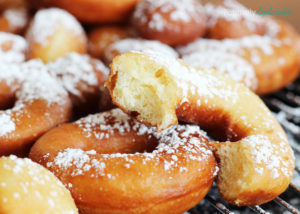 Homemade raised doughnuts--not as difficult as you think! Delicious recipe from Positively Splendid.