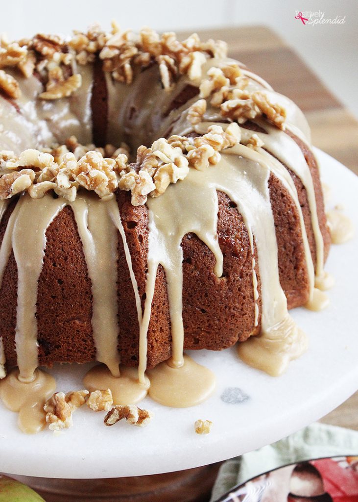 Apple Cream Cheese Cake with Praline Frosting Perfect