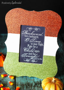 Color-Blocked Glittered Frame by Positively Splendid