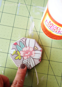 Decoupaged Tile Magnets by Positively Splendid