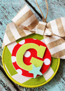 Easy Monogram Ornament by Positively Splendid