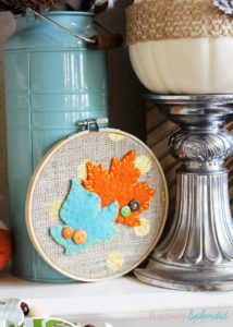 Lovely fall mantel decorations with so many fun handmade projects! #MichaelsMakers