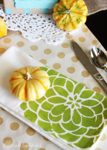 DIY Fall Tablescape #TulipForYourHome