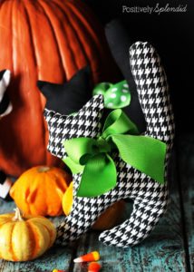 Black Cat Softie Sewing Pattern by Positively Splendid