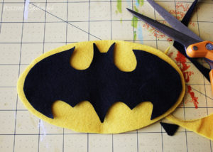 No-sew superhero cape made from a t-shirt. So easy! #MichaelsMakers