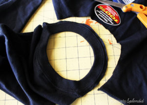 No-sew superhero cape made from a t-shirt. So easy! #MichaelsMakers