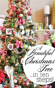 How to decorate a beautiful Christmas tree in 10 easy steps. #MichaelsMakers