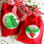 DIY reusable gift bags. So easy to make! #MichaelsMakers