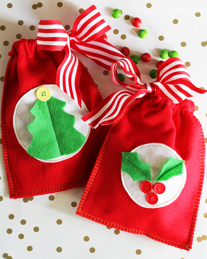 DIY reusable gift bags. So easy to make! #MichaelsMakers
