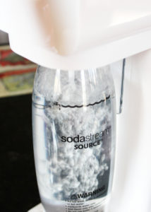 Sherbet spritzer recipe from Positively Splendid. Perfect for easy entertaining! #SodaStream