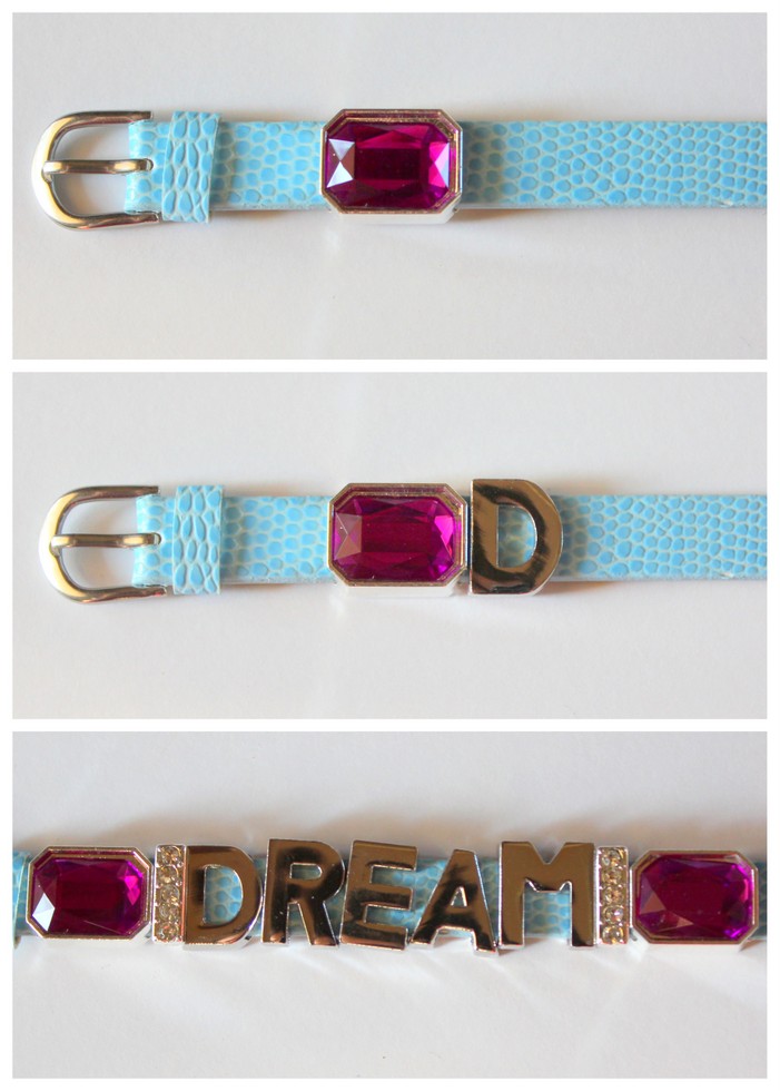 Easy slide charm bracelets