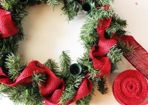 DIY Advent Wreath Lantern Centerpiece