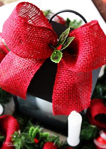DIY Advent Wreath Lantern Centerpiece