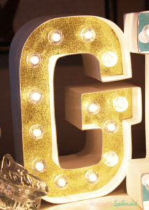 The EASIEST way to make DIY marquee letters! #MichaelsMakers