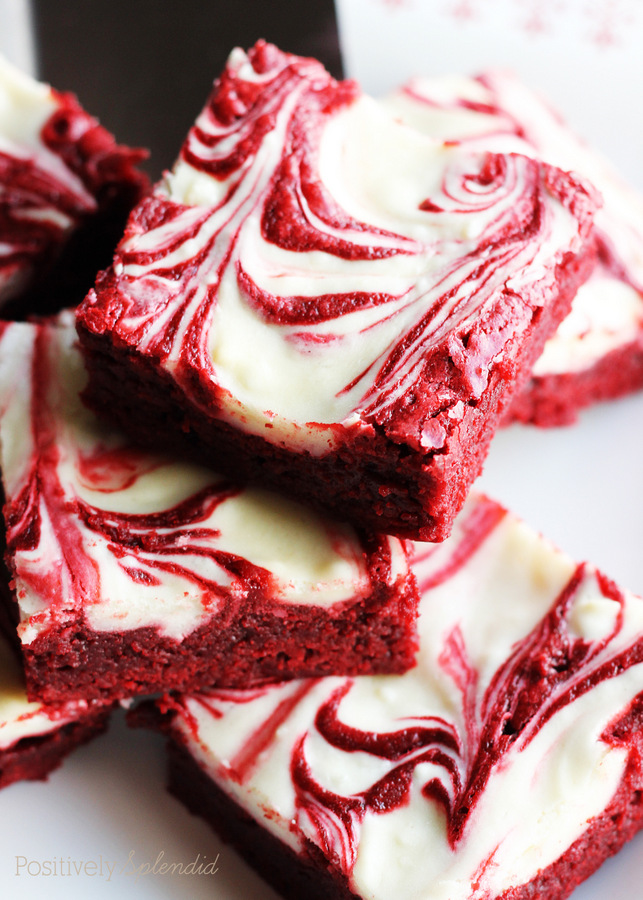 Red Velvet Swirl Brownie Recipe