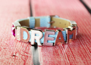 Easy slide charm bracelets