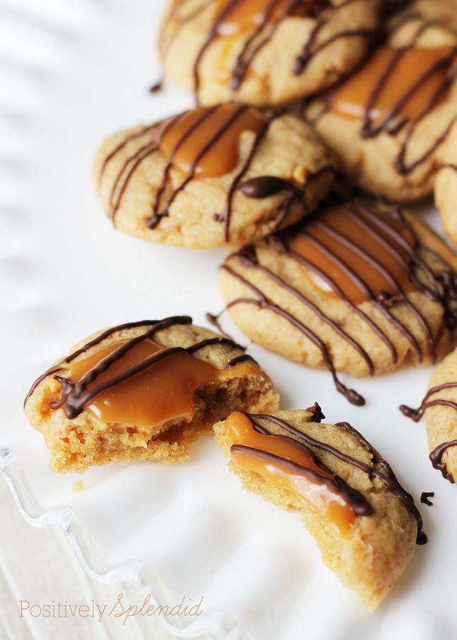 Peanut Butter Toffee Turtle Cookie Recipe