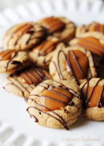 Peanut Butter Toffee Turtle Cookie Recipe