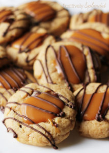 Peanut Butter Toffee Turtle Cookie Recipe