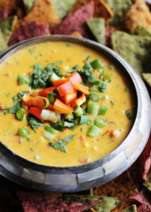 Delicious Veggie Queso Recipe at Positively Splendid #QuesoforAll