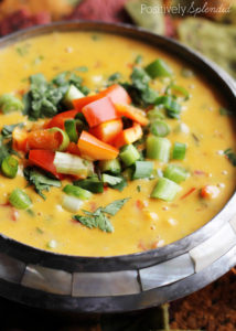 Delicious Veggie Queso Recipe at Positively Splendid #QuesoforAll