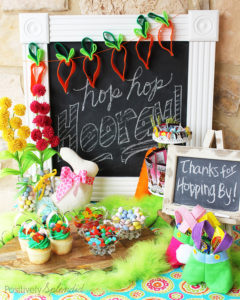 Adorable Easter party for children. So many great ideas! #HersheysEaster
