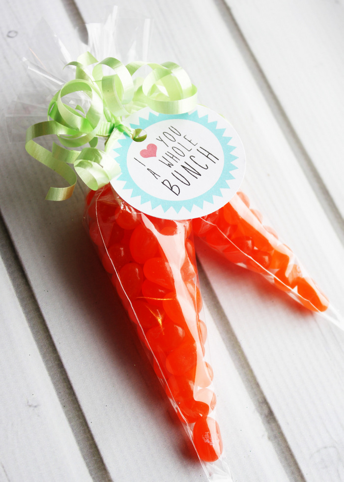 Jelly Bean Carrot Treat Bags