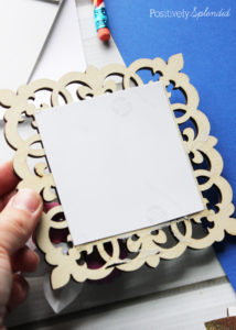 Handmade photo frame magnets. #michaelsmakers
