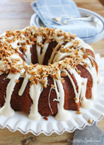 Cinnamon Roll Bundt Cake Recipe with DELICIOUS Cream Cheese Glaze