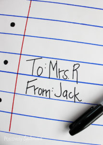 Notebook Paper Gift Wrap #MakeAmazing