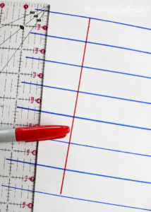 Notebook Paper Gift Wrap #MakeAmazing