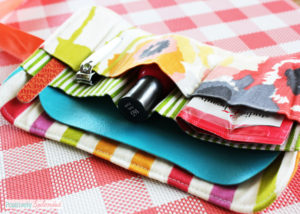 Travel Manicure Kit Sewing Pattern and Tutorial by Positively Splendid