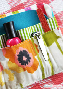 Travel Manicure Kit Sewing Pattern and Tutorial by Positively Splendid