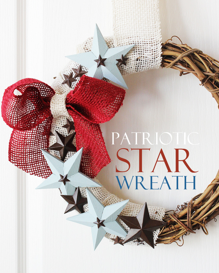 Patriotic Star Wreath Tutorial