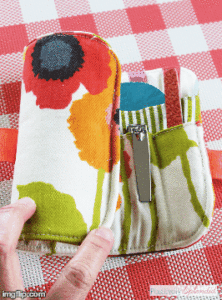 Travel Manicure Kit Sewing Pattern and Tutorial by Positively Splendid