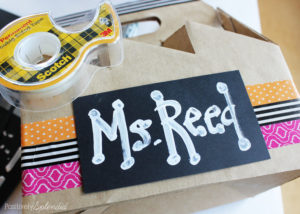 School Supply Gift Tote for Teachers #MakeAmazing