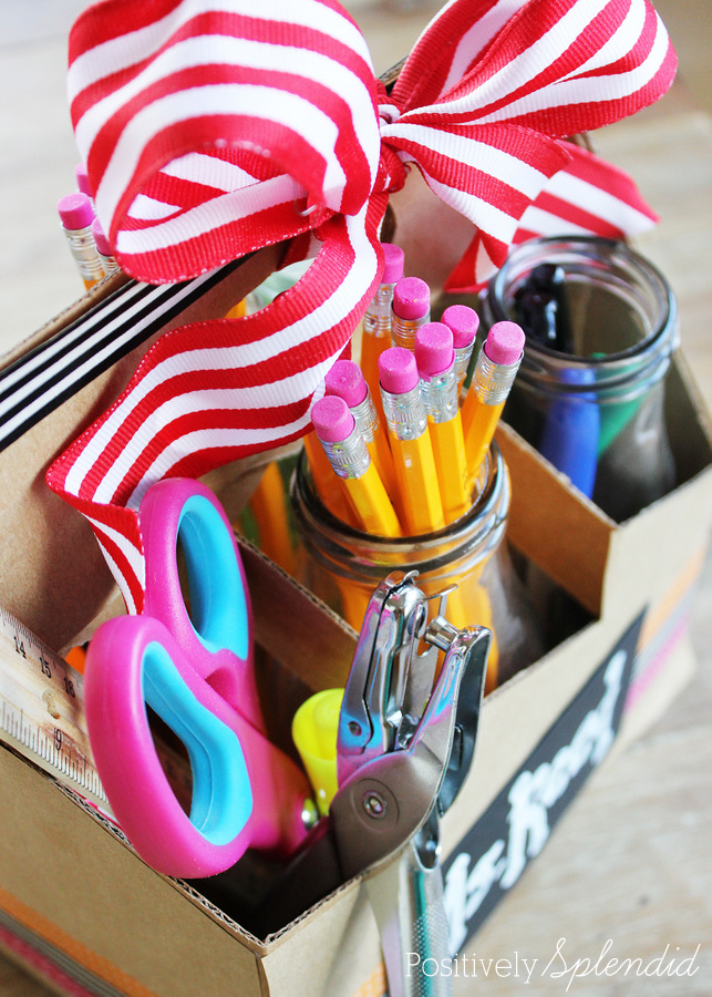 School Supply Gift Tote for Teachers #MakeAmazing